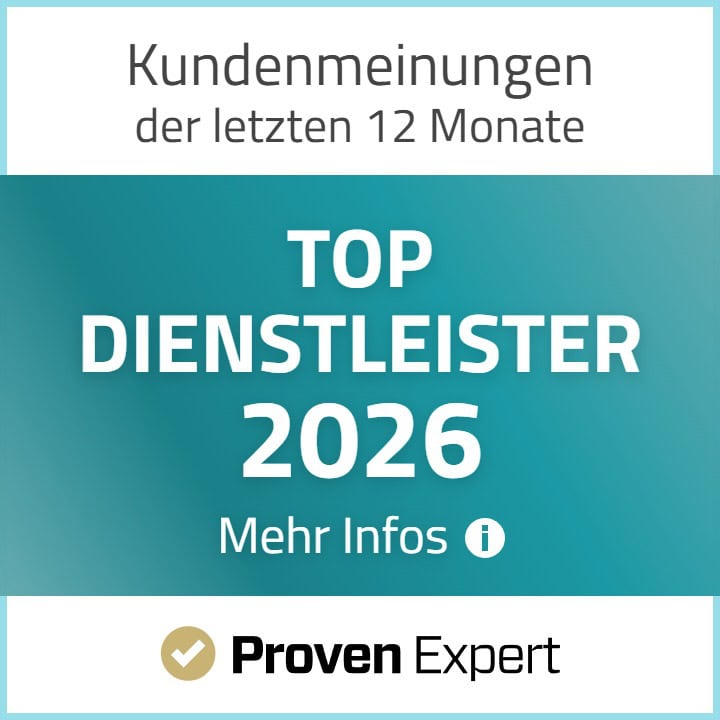 ProvenExpert Auszeichnung TOP Dienstleister 2026 für Mein Seelenlicht, Martin Zuckermandel